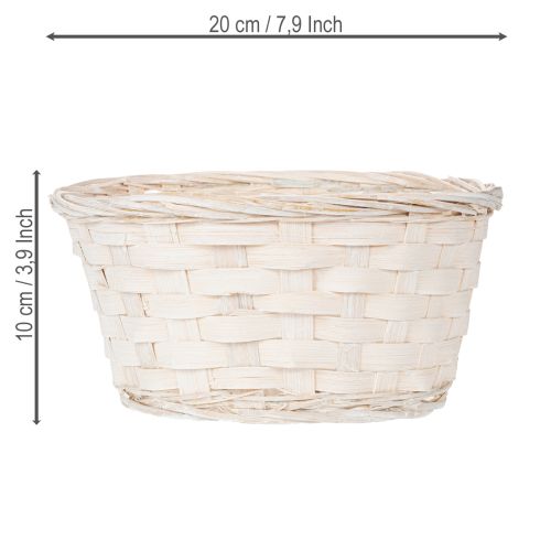 Itens Cestas de vime decorativas para design de interiores versátil, 20 cm, conjunto de 8 peças