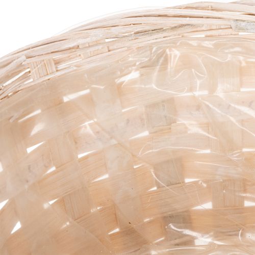 Itens Cestas de vime decorativas para design de interiores versátil, 20 cm, conjunto de 8 peças