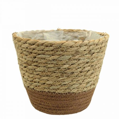 Floristik24 Cesto para plantas plantador cesto de ervas marinhas deco nature Ø19cm A16cm