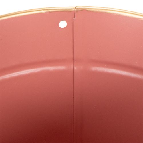 Itens Vaso de metal para plantas/flores, Ø13cm A12cm, conjunto com 4 peças