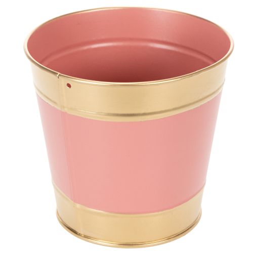 Itens Vaso de metal para plantas/flores, Ø13cm A12cm, conjunto com 4 peças