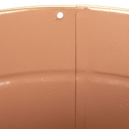 Itens Vaso de metal para plantas/flores, Ø17cm A14,5cm, conjunto com 4 peças