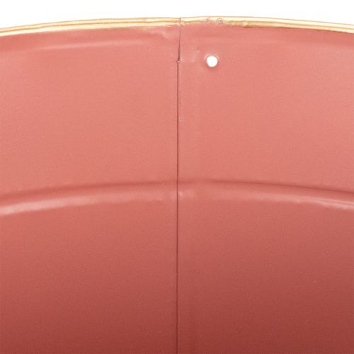 Itens Vaso de metal para plantas/flores, Ø26cm A22cm, conjunto com 4 peças