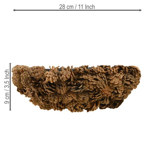 Itens Vaso para plantas cones reais vaso cone natural Ø28cm H9cm