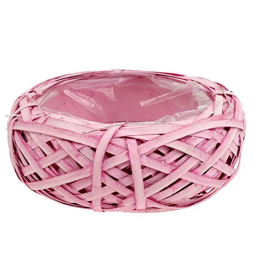 Vasilha para plantador rosa Ø25cm Alt.9cm