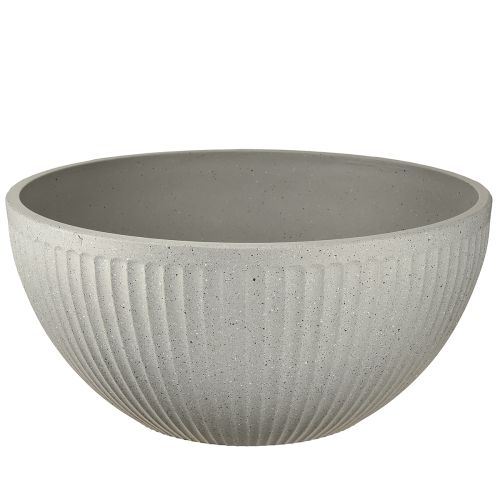 Vaso para plantas, plástico cinza manchado, Ø35cm, A16,5cm