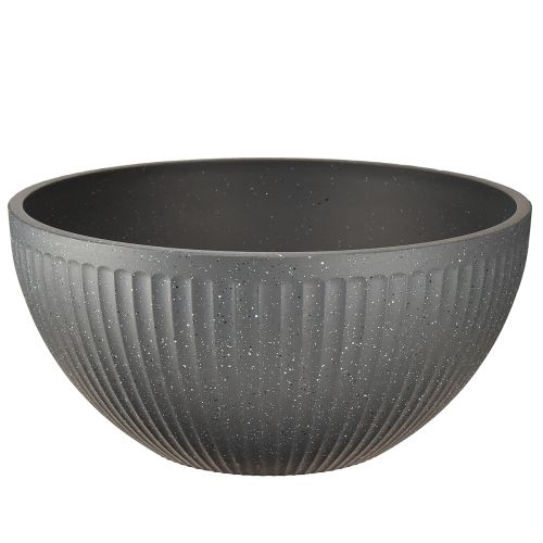 Vaso plástico antracite Ø35cm A16,5cm