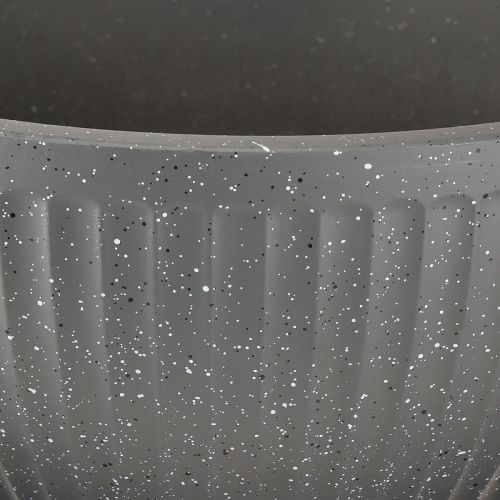 Itens Vaso plástico antracite Ø35cm A16,5cm