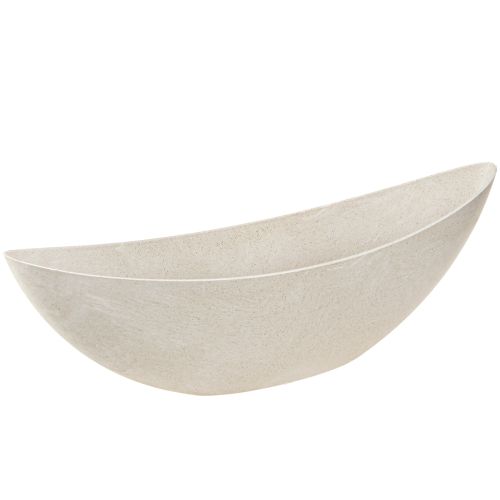 Tigela para plantas tigela decorativa oval 55x15,5x17,5cm