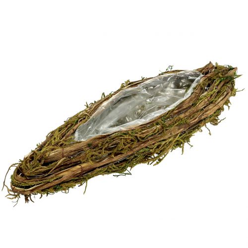 Floristik24 Barco planta para o túmulo 57cm x 19cm 1 peça
