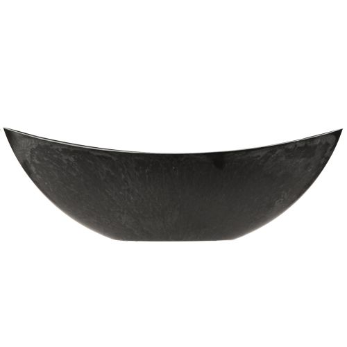 Itens Tigela de plástico antracite para barco de plantas 28 × 9 × 9 cm 3 unidades