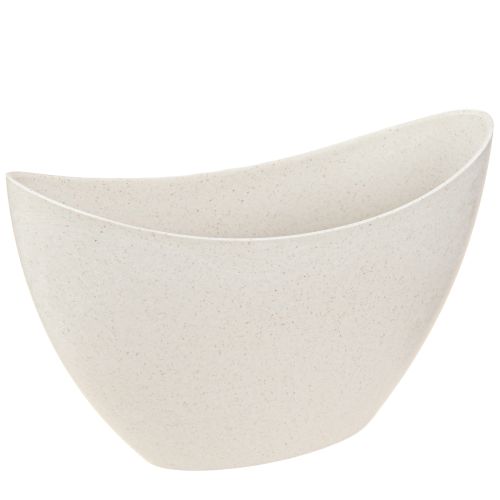 Itens Tigela de plástico para barco planta bege 24 × 10 × 15 cm 3 unidades