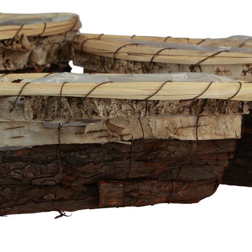 Itens Barcos de madeira para plantas 3 cores 33,5/40/48cm conjunto de 3