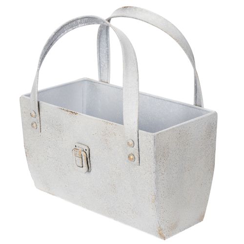 Itens Bolsa metálica, com design moderno e aconchegante, ideal para uso interno e externo, 28 cm.