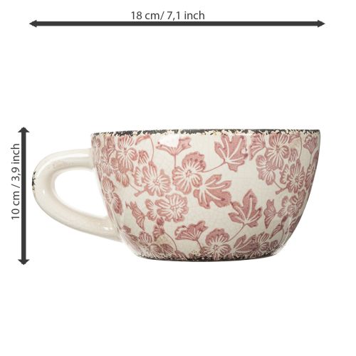 Itens Vaso para plantio, decoração floral exclusiva, 18 cm