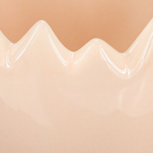 Itens Vaso de flores em formato de ovo com borda quebrada, ideal para decoração criativa de janelas e mesas, 9 cm, conjunto de 3 peças.