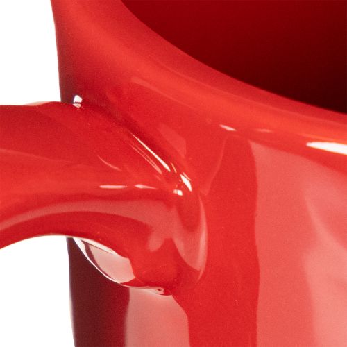 Xícara decorativa grande com pires, ideal para usar como vaso de plantas, 17 cm | Floristik24.pt