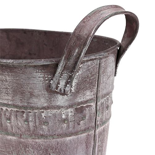 Floristik24 Vaso oval 20cm x 12cm Alt.14cm roxo