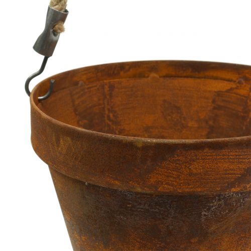 Floristik24 Vaso para pendurar grelha Ø20cm Alt.19cm