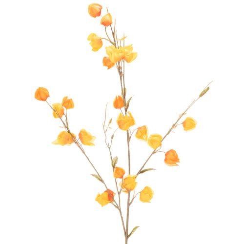 Planta artificial de lanterna chinesa, ramo de fisális com flores, 95 cm