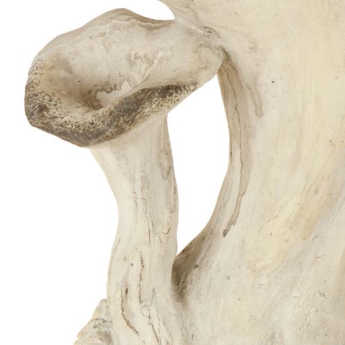 Itens Decoração de cogumelo em pedra fundida, figura de jardim, cinza, 18×16×25cm