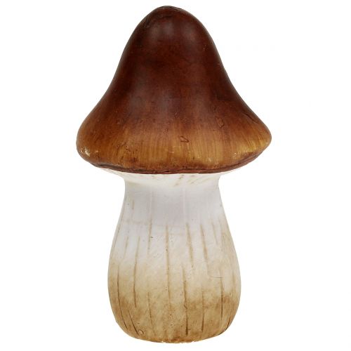 Floristik24 Mistura de cogumelos feita de cerâmica de argila marrom 9cm 8 unidades