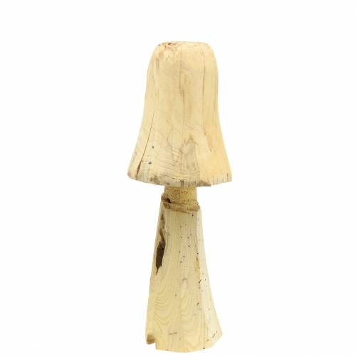 Floristik24 Madeira de pinho cogumelo Ø18cm H35cm