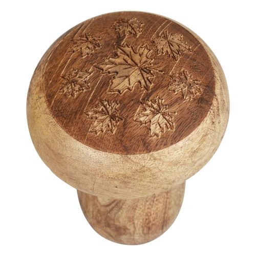 Itens Cogumelos de madeira cogumelos decorativos madeira decoração natural de outono Ø10cm Alt.12cm 2 unidades