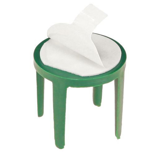 Itens Porta-alfinetes com adesivo porta-espuma floral verde Ø3cm 50 peças