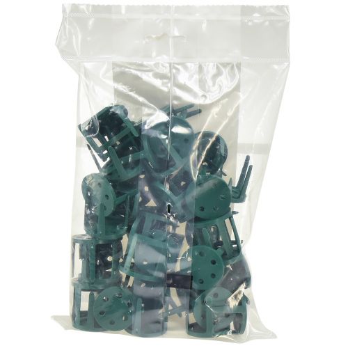 Itens Porta alfinetes porta arranjo de flores para espuma floral verde 3cm 50 un