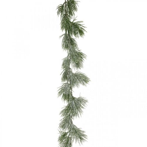 Floristik24 Guirlanda de natal pinho artificial decoração de parede gelada 162cm