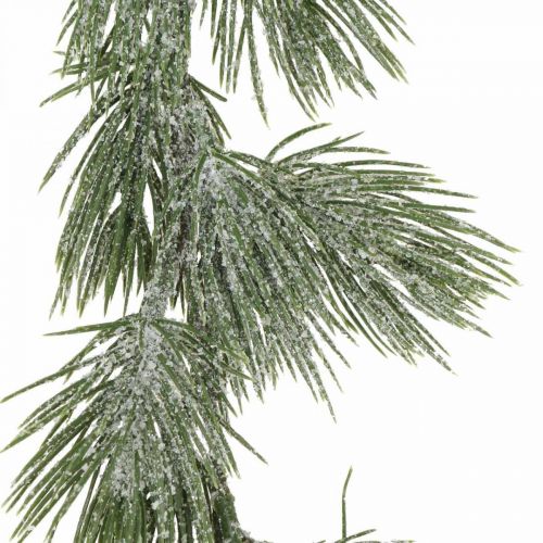 Floristik24 Guirlanda de natal pinho artificial decoração de parede gelada 162cm