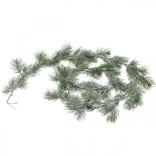 Floristik24 Guirlanda de natal pinho artificial decoração de parede gelada 162cm