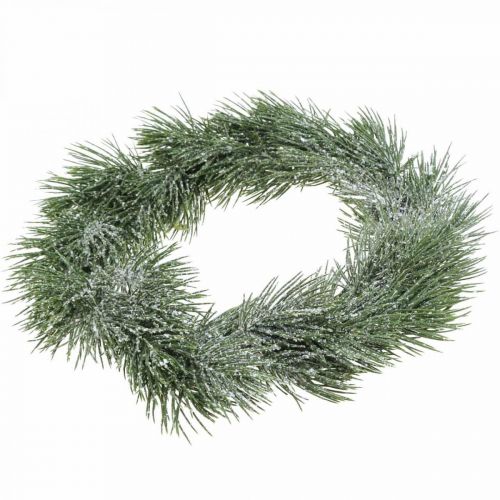 Floristik24 Guirlanda de natal ramos de pinho artificial nevou Ø30cm