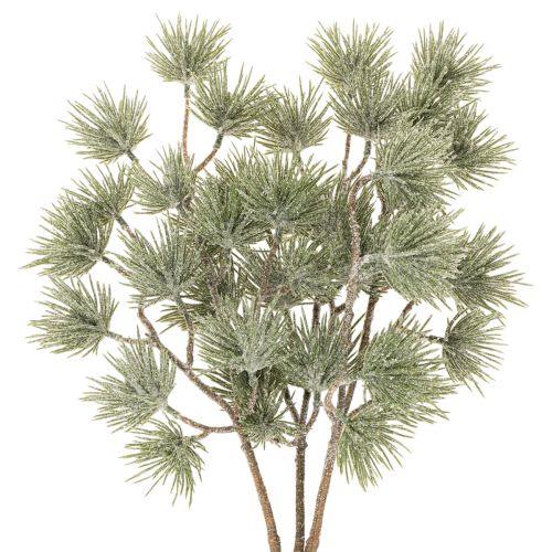 Ramo de abeto artificial, grande ramo de pinheiro para decoração de inverno, 55 cm, 3 peças