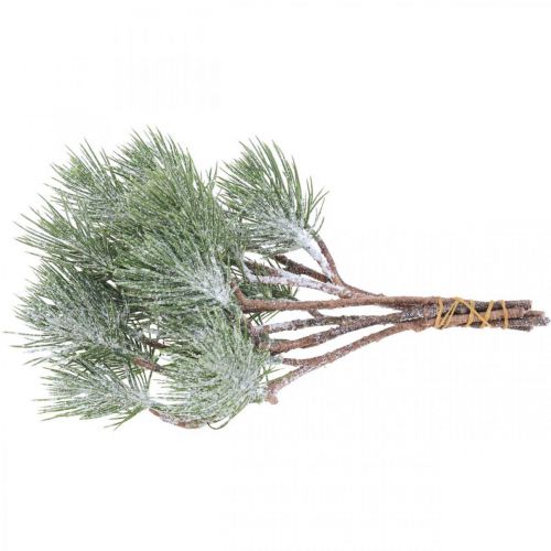 Floristik24 Ramos de natal ramo de pinho artificial nevou 30 cm 6 unidades