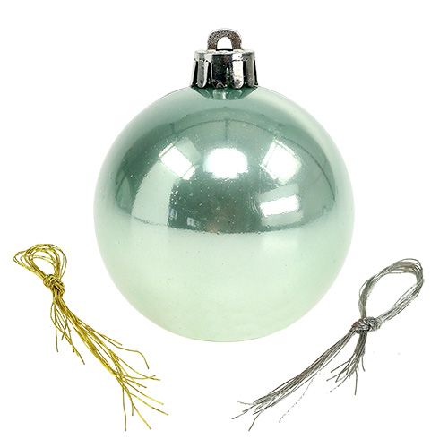 Floristik24 Bola de plástico Ø6cm em cores sortidas. 10 PCS