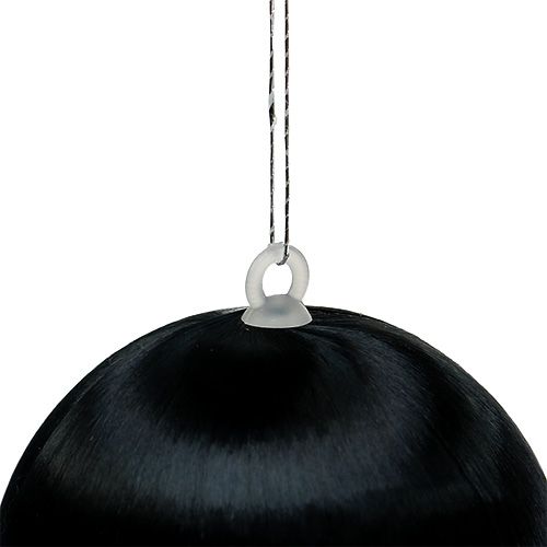 Itens Bola de plástico preto Ø6cm 6 unidades