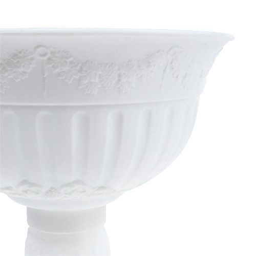 Floristik24 Copo plástico Ø20cm 20cm branco