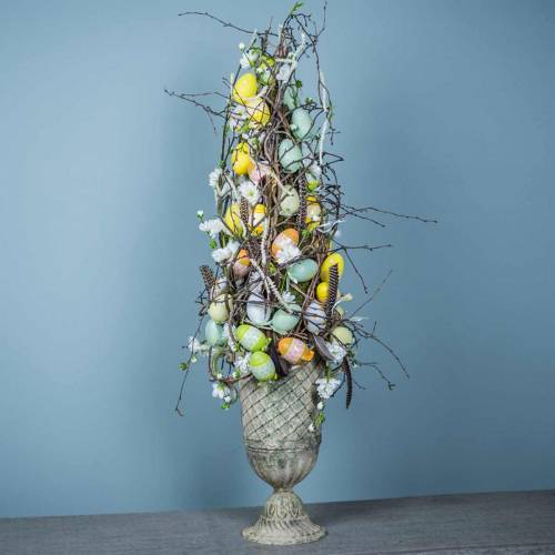 Floristik24 Ovos de plástico 4cm coloridos 36pcs