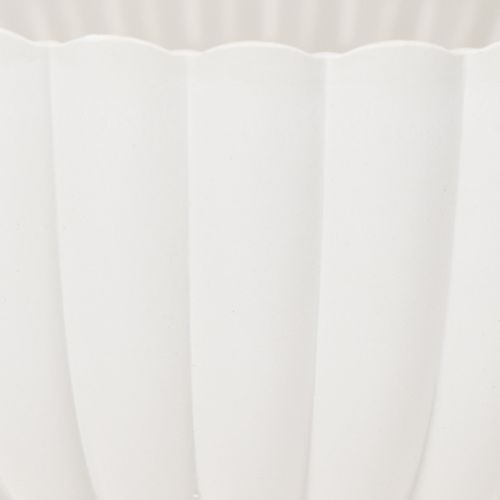 Tigela decorativa canelada, tamanho grande 25cm | Floristik24.pt