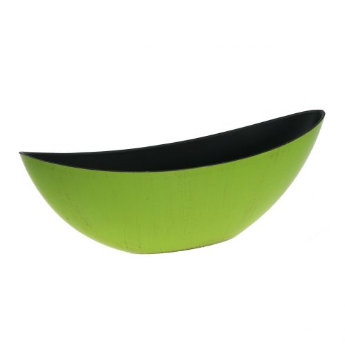 Tigela Deco Tigela para Plantas Verde Preto 34cm x 11cm Alt.11cm