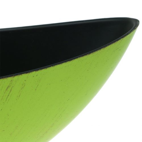 Tigela Deco Tigela para Plantas Verde Preto 34cm x 11cm Alt.11cm