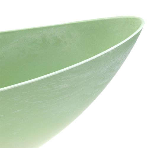Tigela decorativa, tigela para plantas, verde pastel 55cm x 14,5cm Alt.17cm