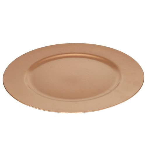 Floristik24 Placa de plástico cobre Ø33cm