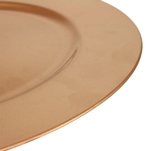 Floristik24 Placa de plástico cobre Ø33cm