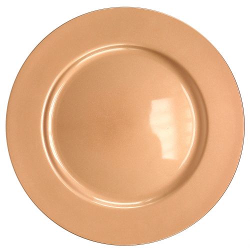 Floristik24 Placa de plástico cobre Ø33cm