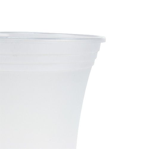 Itens Pote de plástico “Irys” transparente Ø17cm 1ud