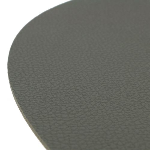 Floristik24 Placemat couro artificial cinza 4 unidades