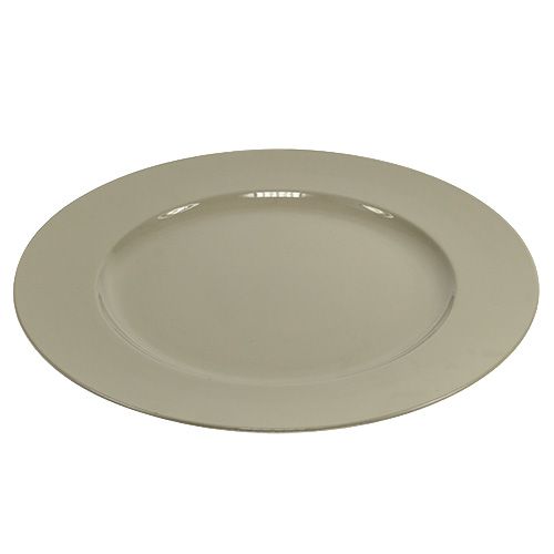 Itens Placa carregadora Ø33cm cinza platina